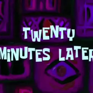 Twenty Minutes Later..