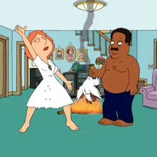 Who yells cut, Cleveland - Family Guy