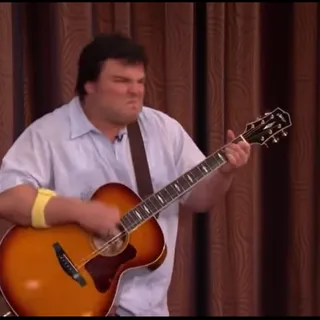 *Guitar strum* "YEAH" - Jack Black